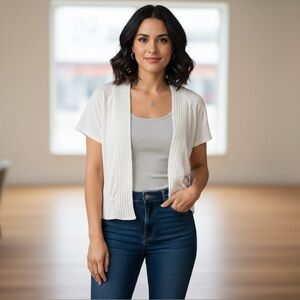 Apt. 9 Cream Women's Cardigan